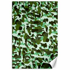 Green Camo Canvas 20  x 30  