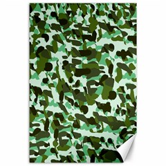 Green Camo Canvas 24  x 36 