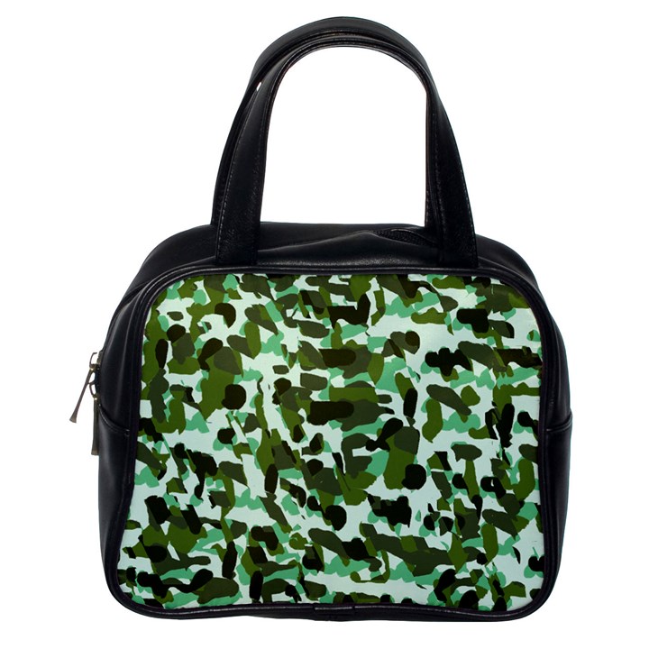 Green Camo Classic Handbag (One Side)