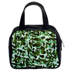 Green Camo Classic Handbag (Two Sides)