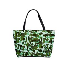 Green Camo Classic Shoulder Handbag