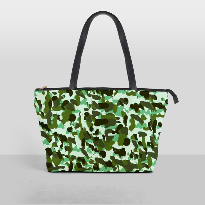 Green Camo Classic Shoulder Handbag