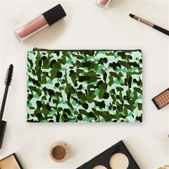 Green Camo Cosmetic Bag (Medium)