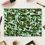 Green Camo Cosmetic Bag (XL) Back