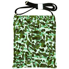 Green Camo Shoulder Sling Bag