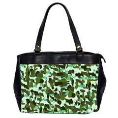 Green Camo Oversize Office Handbag (2 Sides)