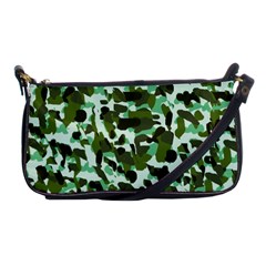 Green Camo Shoulder Clutch Bag