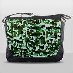 Green Camo Messenger Bag