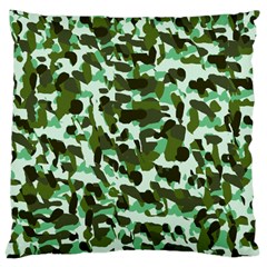 Green Camo Large Cushion Case (One Side)