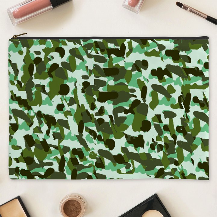 Green Camo Cosmetic Bag (XXXL)