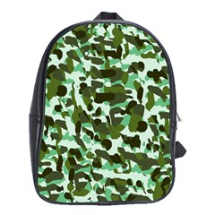 Green Camo School Bag (XL)