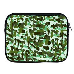 Green Camo Apple iPad 2/3/4 Zipper Cases