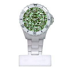 Green Camo Plastic Nurses Watch