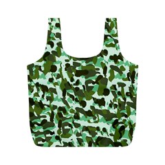 Green Camo Full Print Recycle Bag (M)