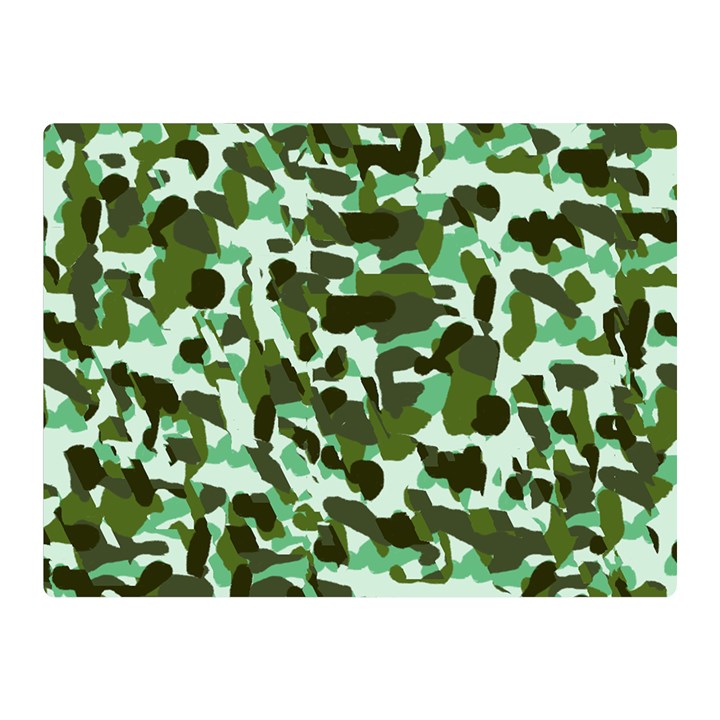 Green Camo Double Sided Flano Blanket (Mini) 