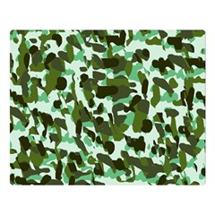 Green Camo Double Sided Flano Blanket (Large) 