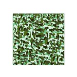 Green Camo Satin Bandana Scarf Front