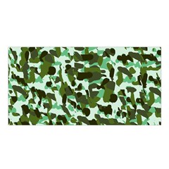 Green Camo Satin Shawl