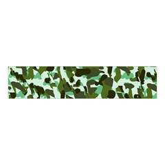 Green Camo Velvet Scrunchie