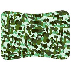 Green Camo Velour Seat Head Rest Cushion