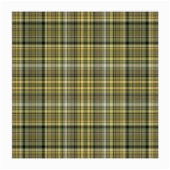 Yellow Plaid Medium Glasses Cloth by snowwhitegirl