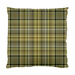 Yellow Plaid Standard Cushion Case (Two Sides) Front