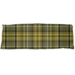 Yellow Plaid Body Pillow Case (dakimakura) by snowwhitegirl