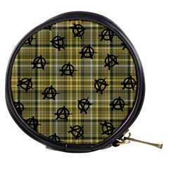 Yellow Plaid Anarchy Mini Makeup Bags by snowwhitegirl