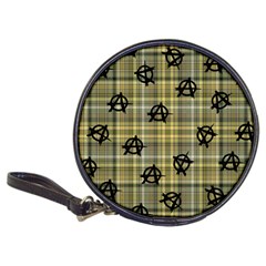 Yellow Plaid Anarchy Classic 20-cd Wallets by snowwhitegirl