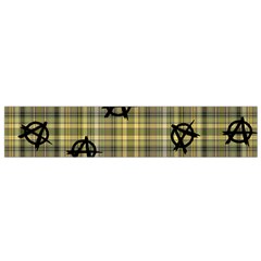 Yellow Plaid Anarchy Small Flano Scarf by snowwhitegirl