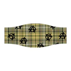 Yellow Plaid Anarchy Stretchable Headband by snowwhitegirl