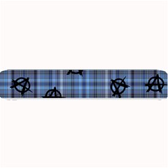 Blue  Plaid Anarchy Small Bar Mats by snowwhitegirl