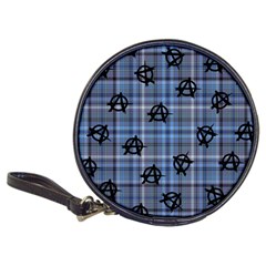 Blue  Plaid Anarchy Classic 20-cd Wallets by snowwhitegirl