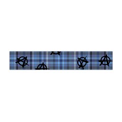 Blue  Plaid Anarchy Flano Scarf (mini) by snowwhitegirl