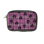 Pink  Plaid Anarchy Coin Purse Front