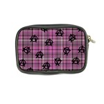 Pink  Plaid Anarchy Coin Purse Back