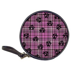 Pink  Plaid Anarchy Classic 20-cd Wallets by snowwhitegirl