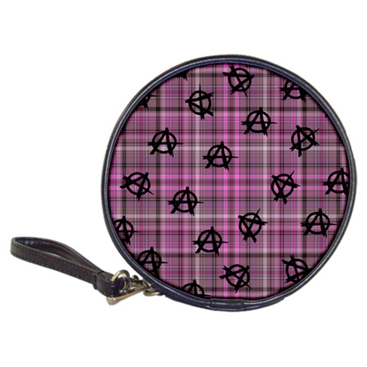 Pink  Plaid Anarchy Classic 20-CD Wallets