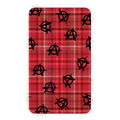 Red Plaid Anarchy Memory Card Reader (rectangular) by snowwhitegirl