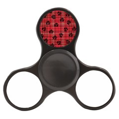 Red Plaid Anarchy Finger Spinner