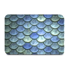 Blue Mermaid Scale Plate Mats