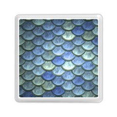 Blue Mermaid Scale Memory Card Reader (square) by snowwhitegirl