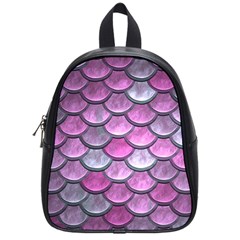 Pink Mermaid Scale School Bag (small) by snowwhitegirl