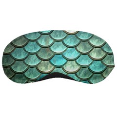 Aqua Mermaid Scale Sleeping Masks by snowwhitegirl