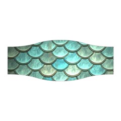 Aqua Mermaid Scale Stretchable Headband by snowwhitegirl