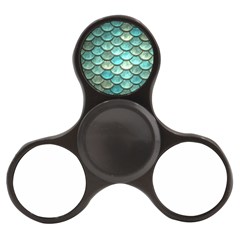 Aqua Mermaid Scale Finger Spinner by snowwhitegirl