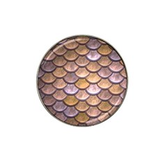 Copper Mermaid Scale Hat Clip Ball Marker (4 pack)