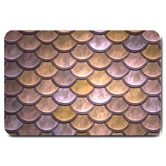 Copper Mermaid Scale Large Doormat 