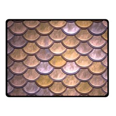 Copper Mermaid Scale Fleece Blanket (Small)