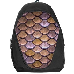 Copper Mermaid Scale Backpack Bag